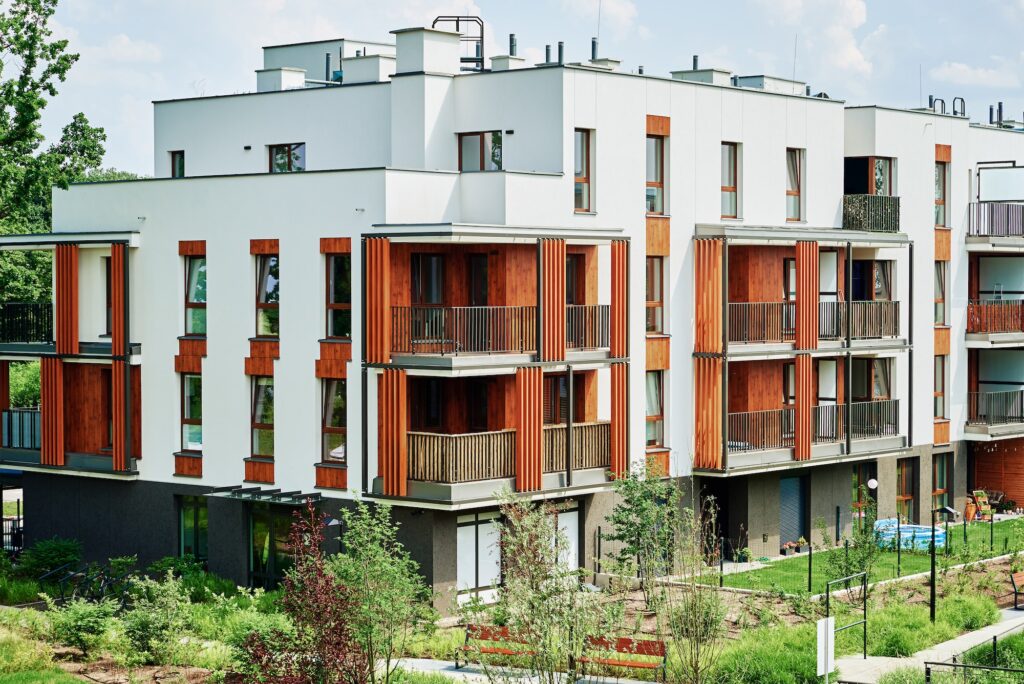 New modern complex of residential appartment in Europe